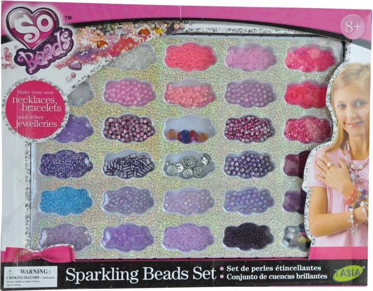 Mega Glinsterende Pareldoos - Sieraden Maken