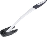 Hygienische vuilisbak reinigingsborstel voor rand en bodem - Prullenbak schoonmaakborstel silicone