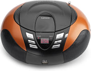 Lenco SCD-37 USB Orange - Portable FM Radio - CD-USB speler