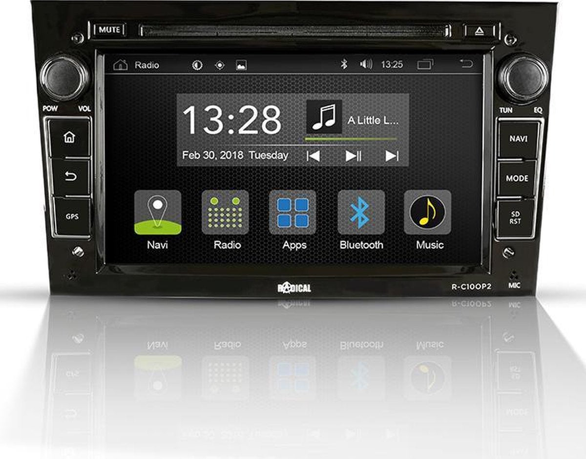 Radical R-C10OP2 Pasklare Android autoradio voor Opel Astra H