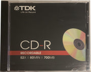TDK CD-R 52x 10 pack