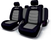 Sparco Stoelhoezenset -  Zwart/Grijs