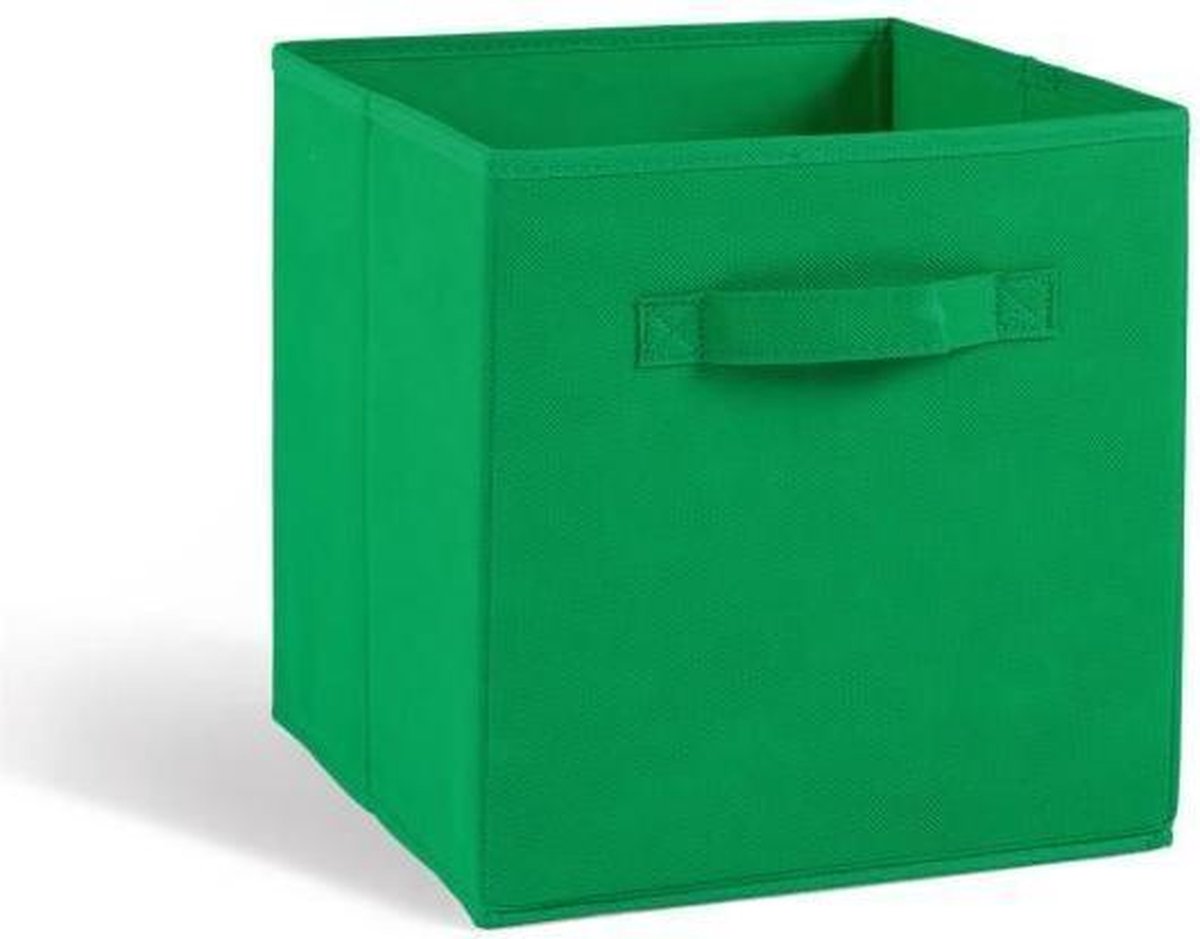 COMPO Opberglade - Stof - 27x27x28 cm - Groen
