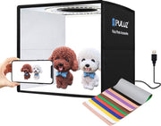 PULUZ 25cm Lightbox Folding Mini Photo Studio Light Box Photography Lighting Shooting Tent Box kits with 6 Background papers