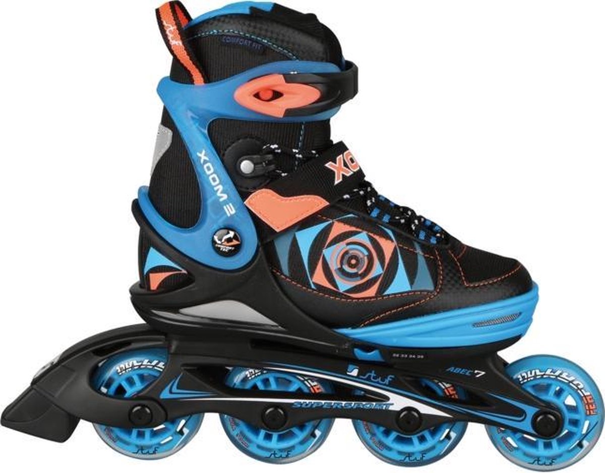 Stuf Xoom 2 35/38 38/41 inline skates / skeelers zwart
