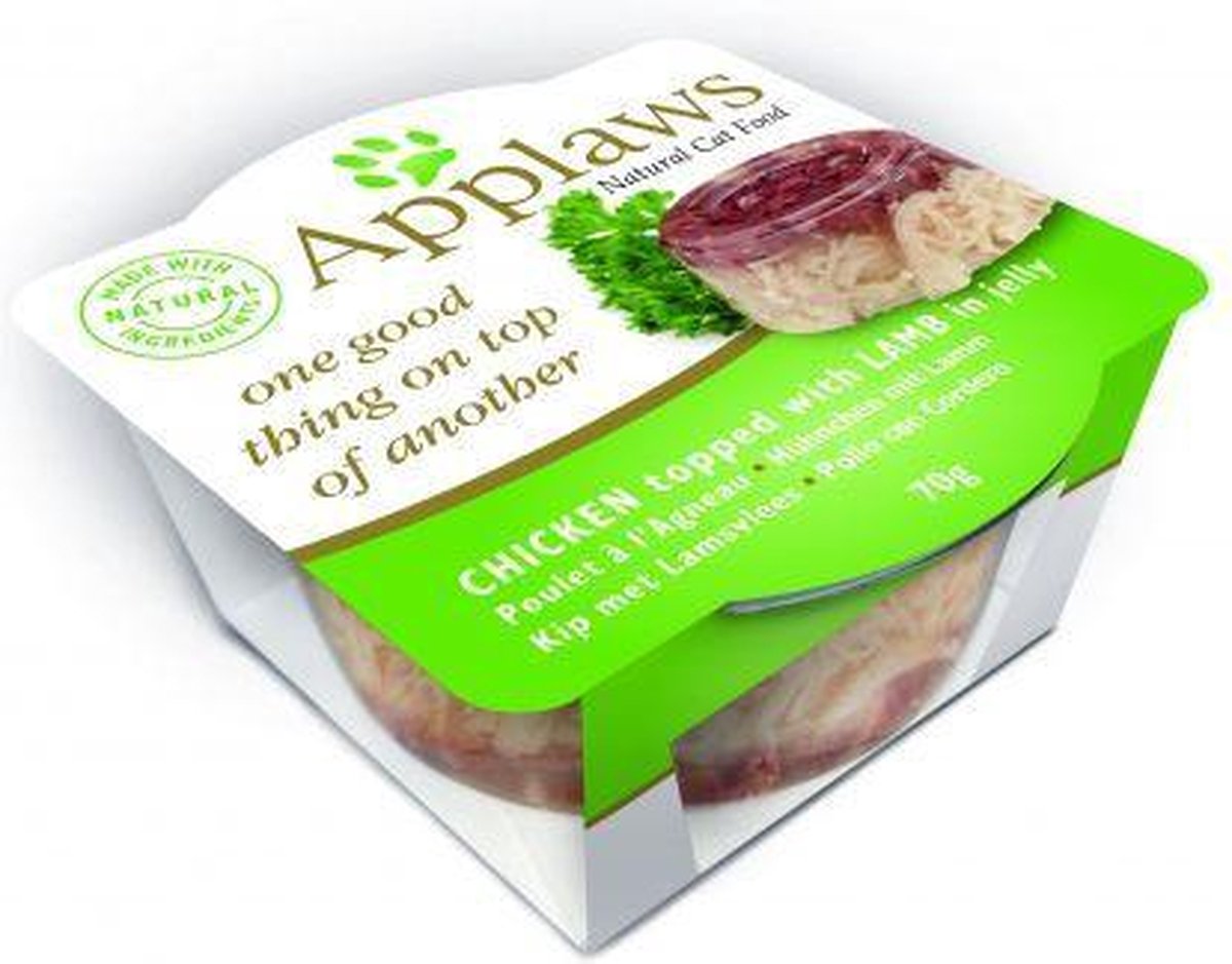 Applaws cat layer pot chicken / lamb - 12 x 70 g