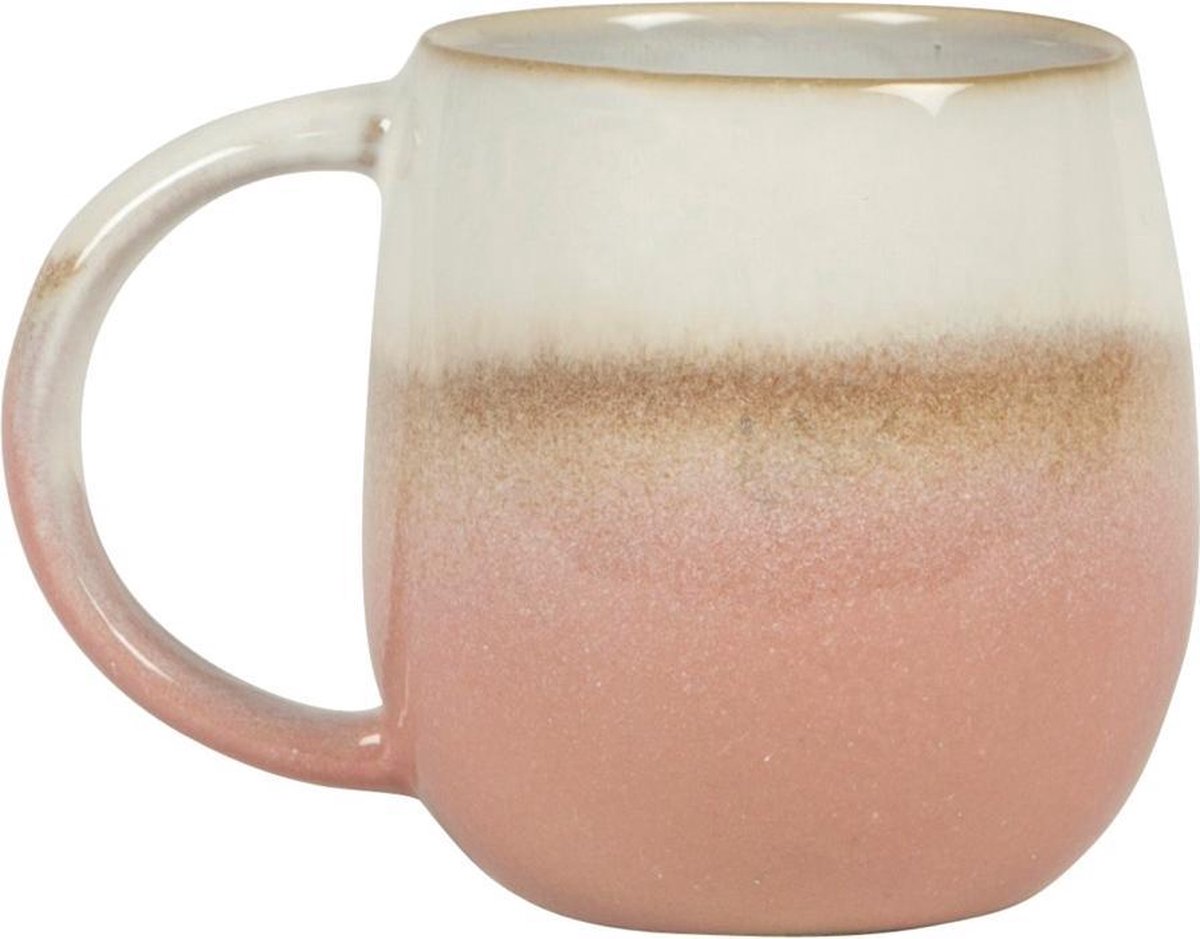 DIP GLAZED OMBRE MUG PINK