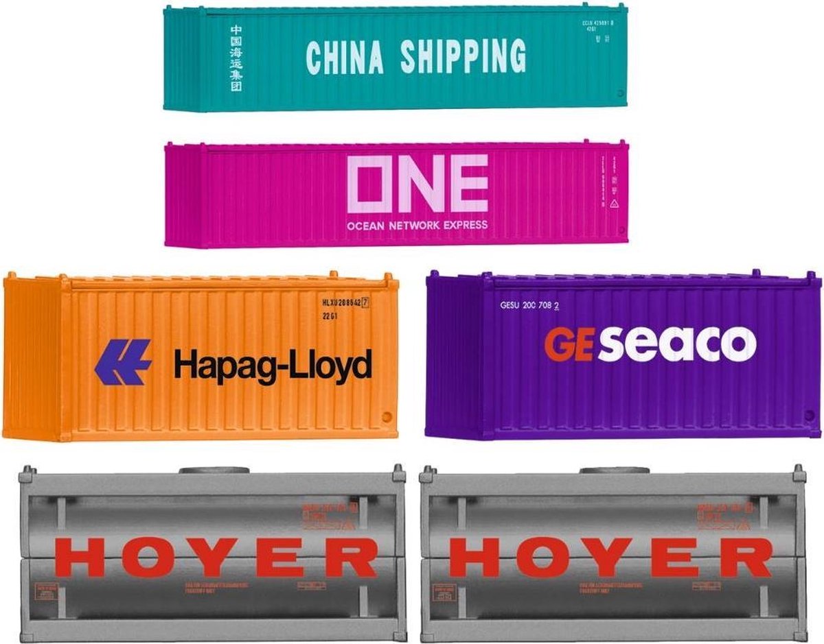Marklin Containerset H0 Start Up Junior 6 Stuks