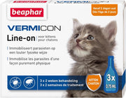 Vlooien-Tekendruppels Vermicon Line-On kitten 3x0