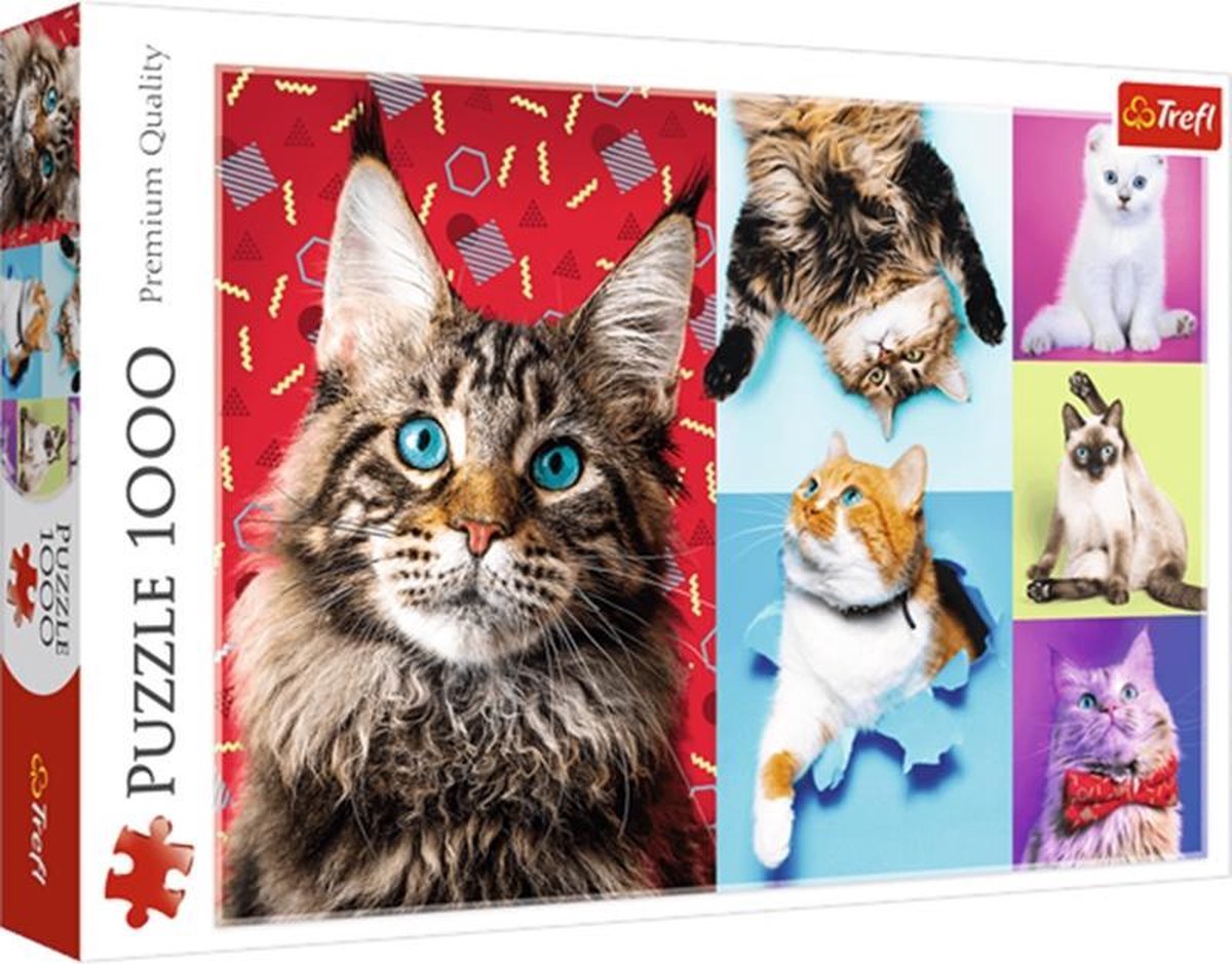Trefl puzzel 1000 stukjes katten