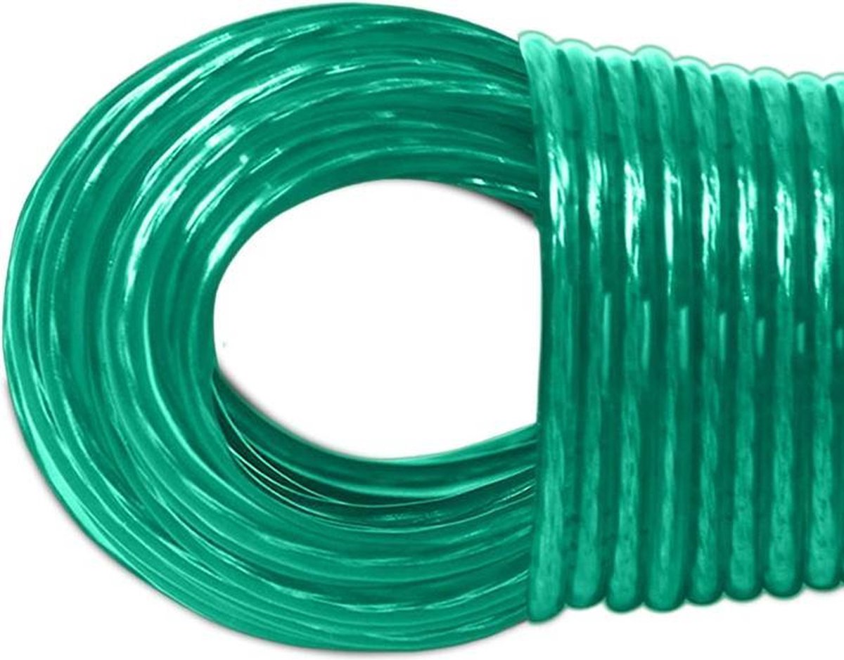 LaundrySpecialist® Waslijn 35 meter met stalen kern - extra sterk en extra lang - Groen