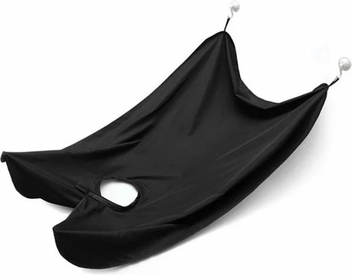 Baard schort - baard cape - inclusief ophangsysteem - lichtgewicht - scheren - trimmen - opvangcape