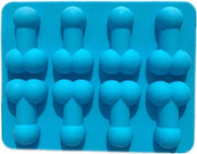 Piemel bakvorm - Penis bakvorm - Piemel kussen - ijsblokjesvorm - ijsklontjes vorm - Blauw - Piemel decoratie - Chocolade mal - Penis mal - Piemel rietjes - Vrijgezellenfeest vrouw