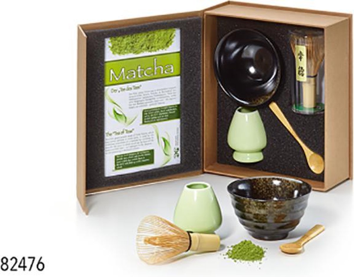 Luxe Matcha Set - Japanse Luxe Matcha Set "Danny" - Giftbox Luxe Matcha Set 4 delig