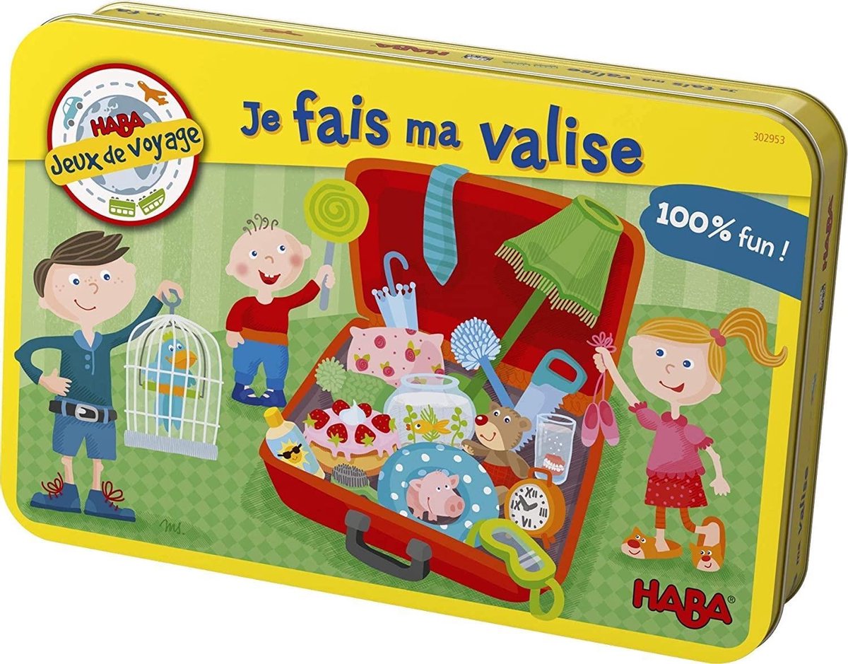 Haba Magneetpuzzel Ik Pak Mijn Koffer Junior 86 Stukjes (fr)