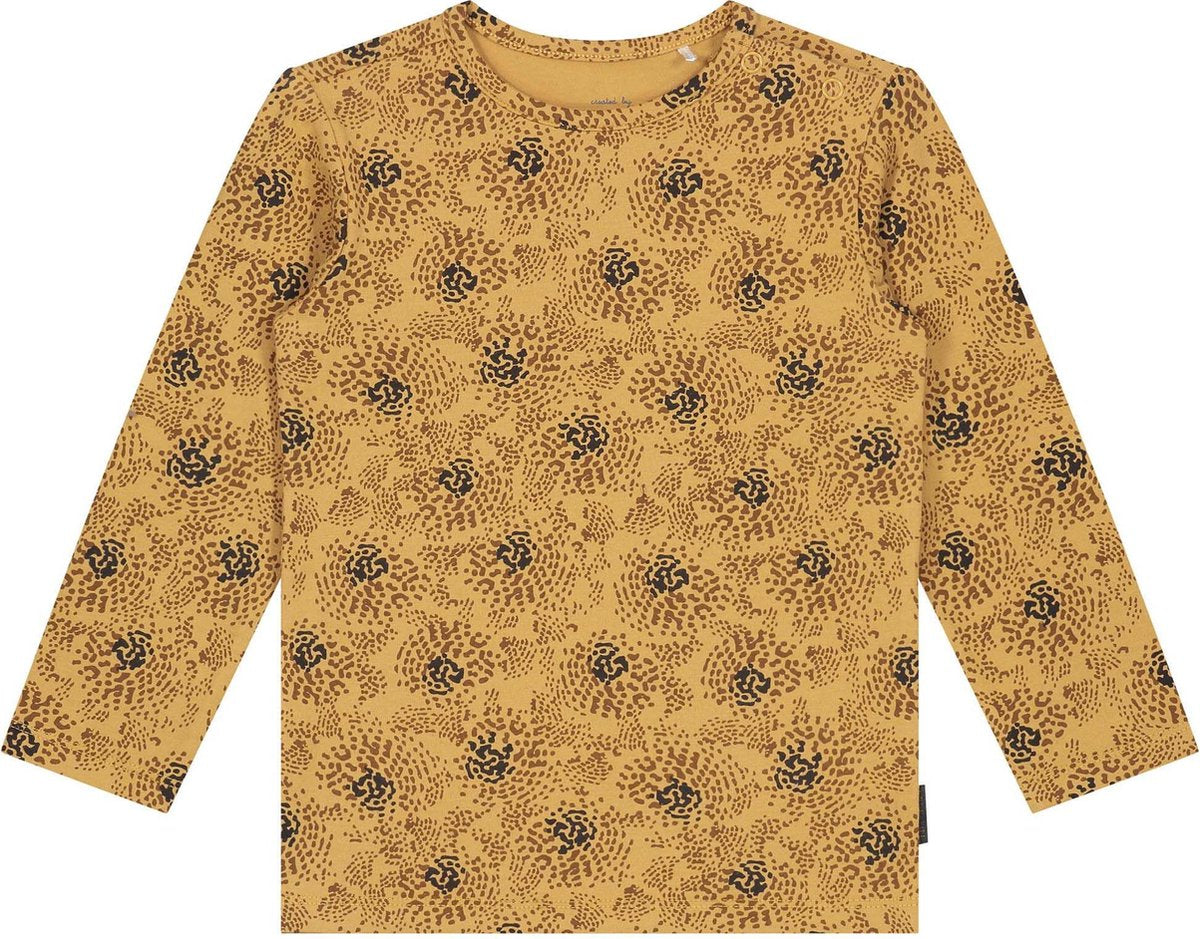 Prénatal Baby Meisjes T-shirt - Baby Kleding voor Meisjes - Maat 56 - Okergeel