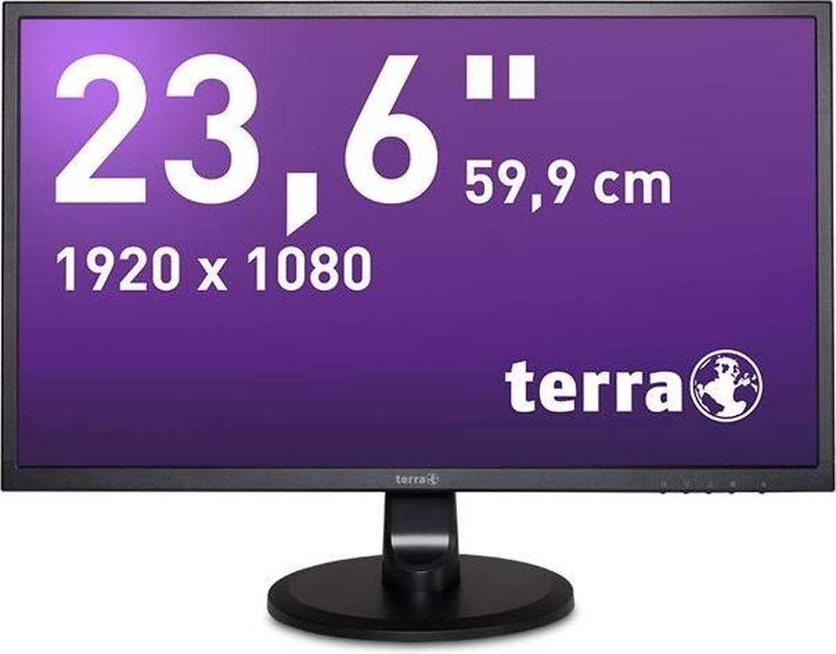 Terra LED 2447W LED-monitor 59.9 cm (23.6 inch) Energielabel D (A - G) 1920 x 1080 Pixel Full HD 5 ms Audio-Line-in