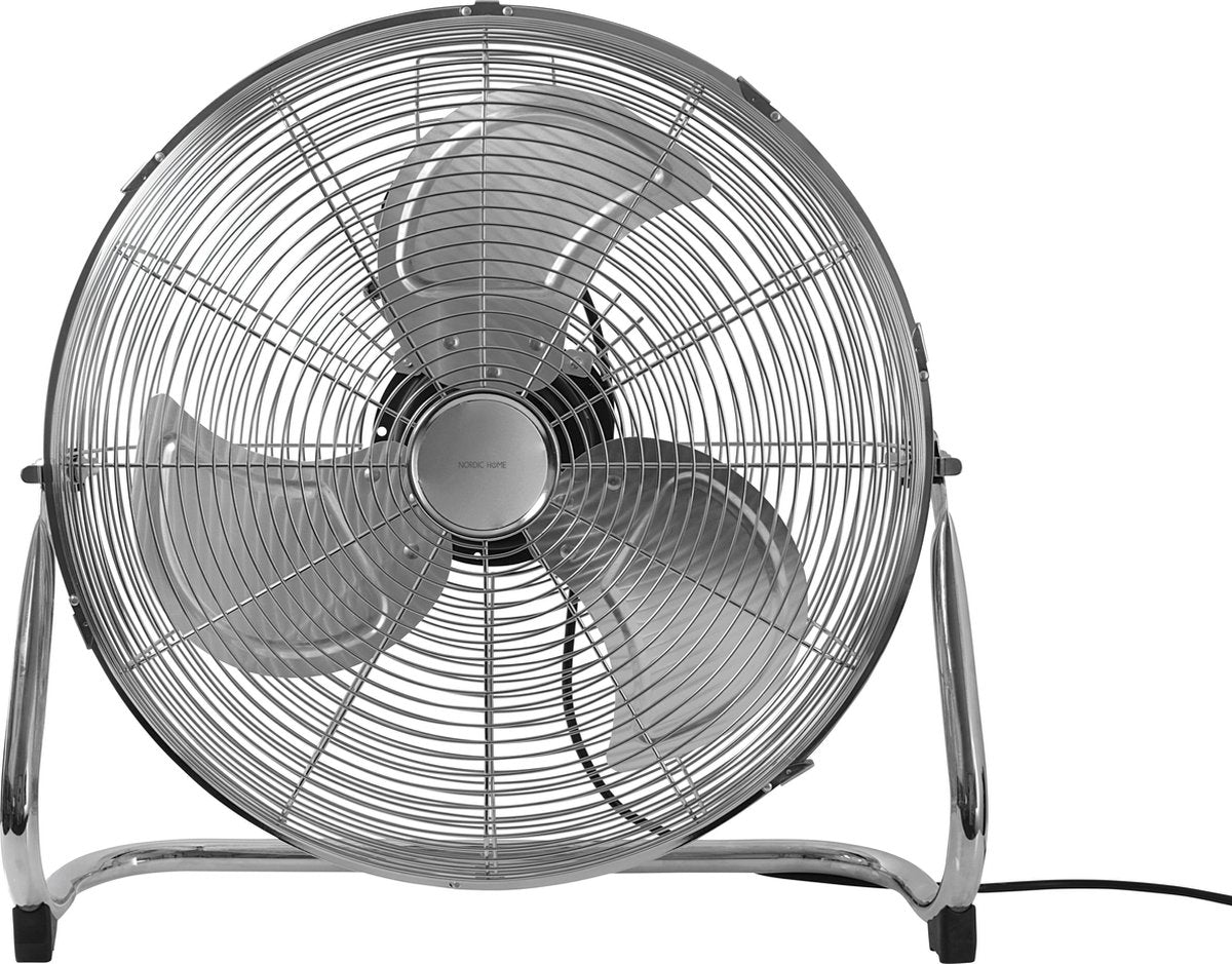 NORDIC HOME FT-563 vloerventilator met handgreep - 560 mm - 3 standen - Zilver