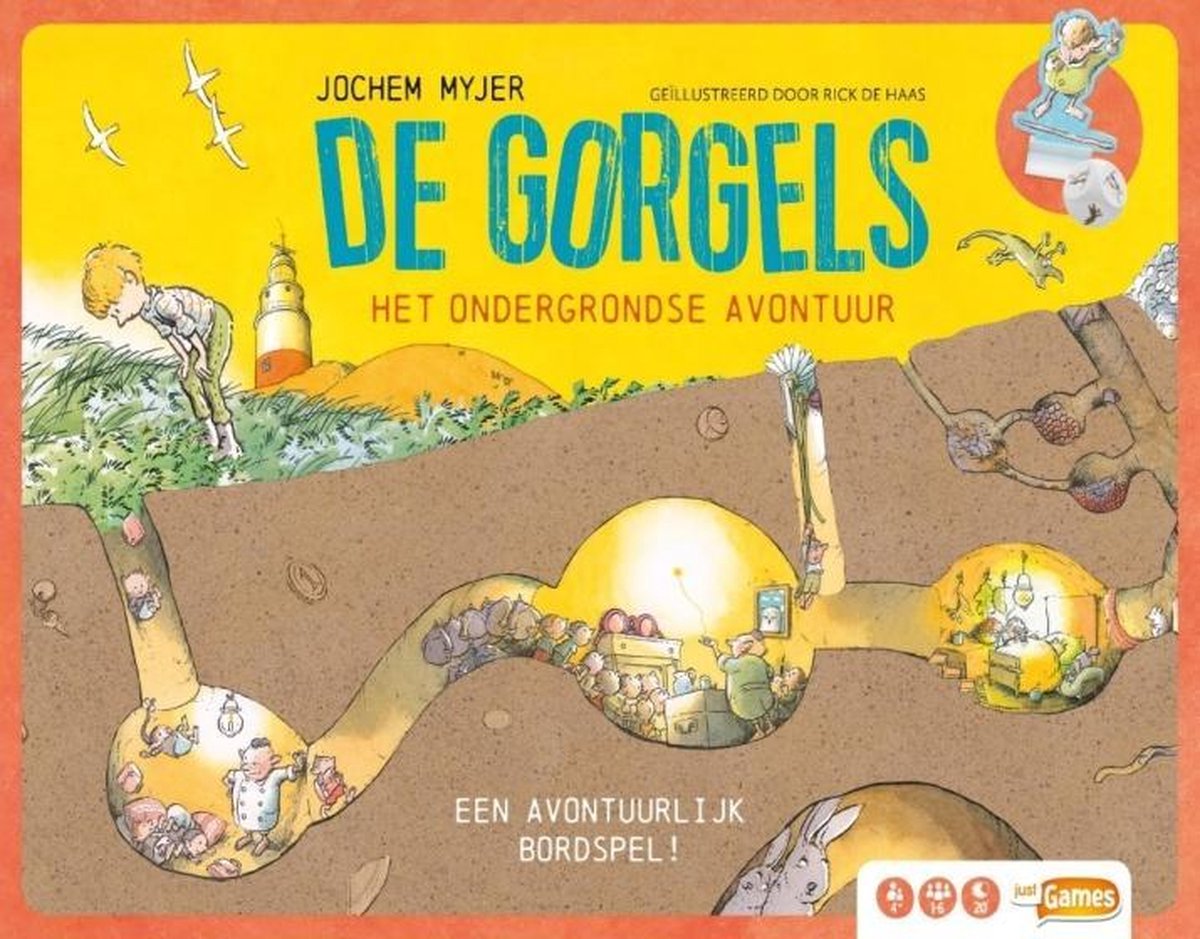 De Gorgels spel het ondergrondse avontuur