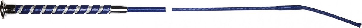 S2g Dressuurzweep Curly 100 Cm Polyester Donkerblauw/zilver