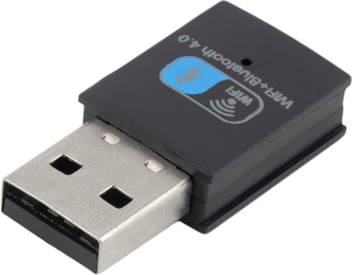 Garpex® USB2.0 Wifi Bluetooth 4.0 Adapter - Wireless Dongle USB Wifi BT4.0 adapter