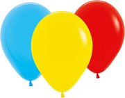 Tib Ballonnen 18 Cm Latex Rood/geel/blauw 25 Stuks