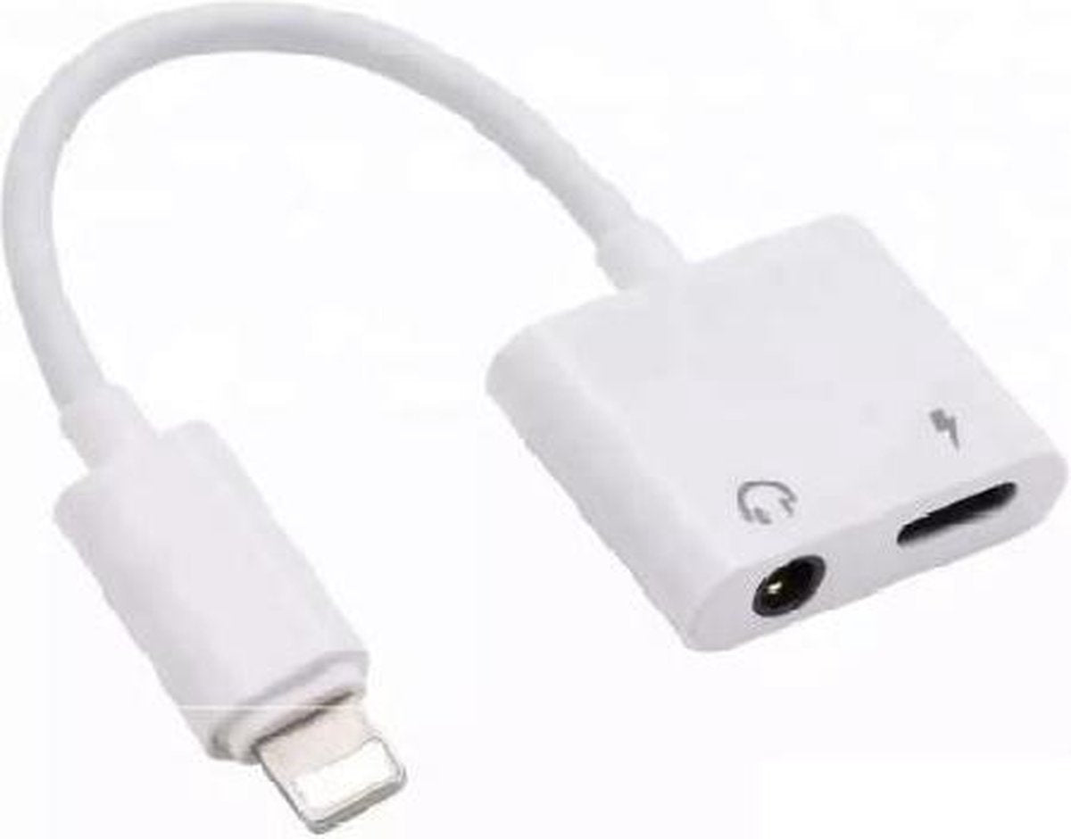 2 in 1 Lighting Charger Adapter For iPhone