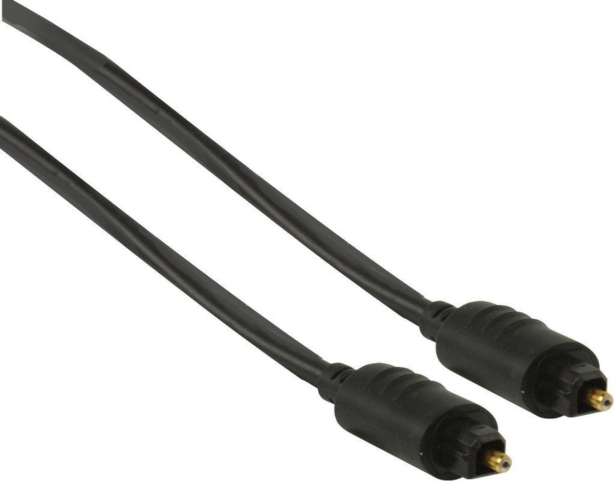 Bandridge - Digitale Optische Audiokabel TosLink Male - TosLink Male - 1 meter - Zwart