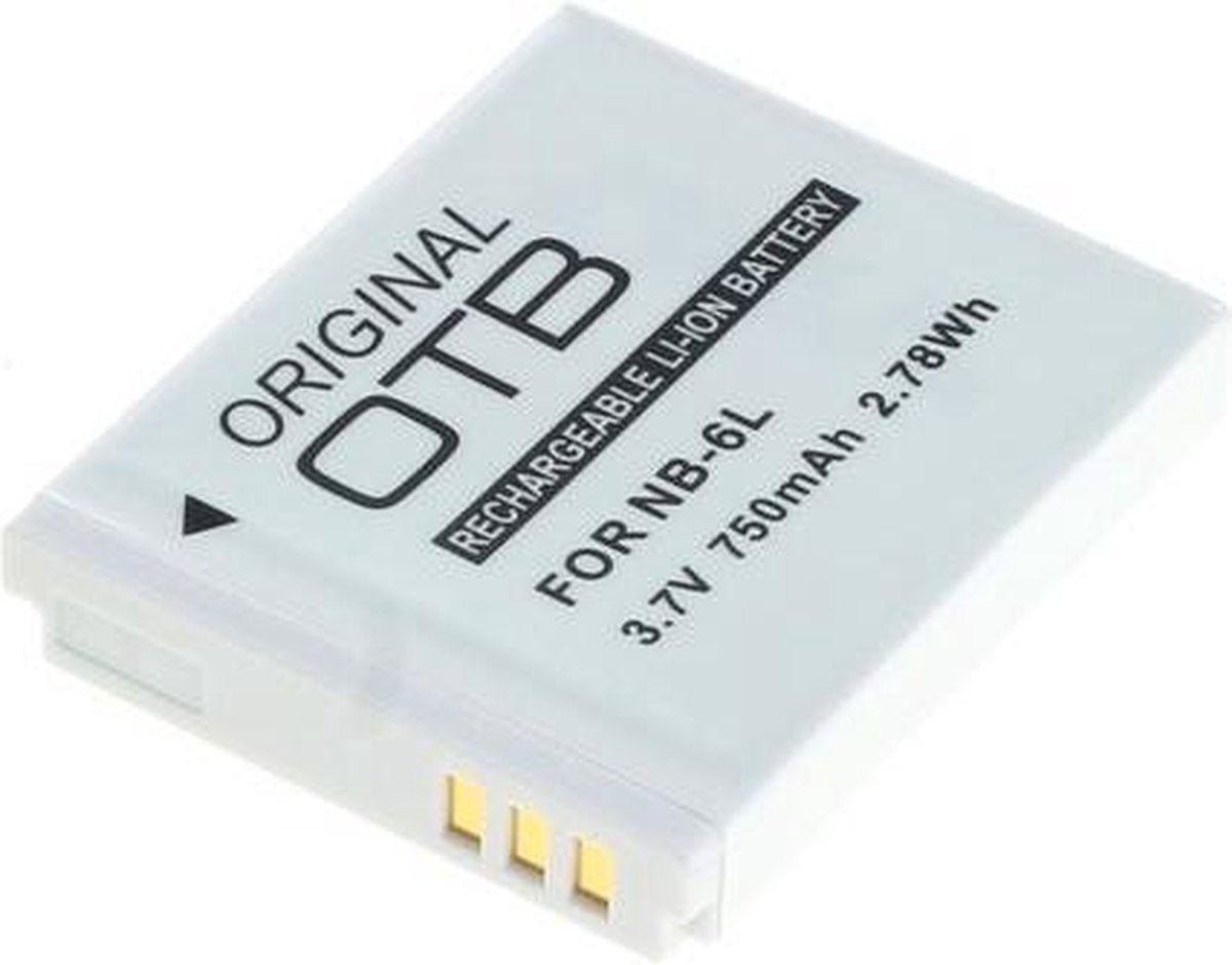 Batterij voor Canon NB-6L Li-Ion 750mAh 3