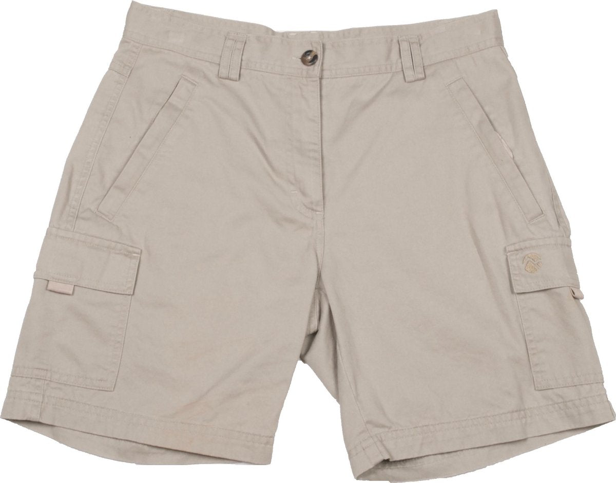 Dames wandelbroek | Gelert Opal Cargo Shorts | Lichtgrijs Maat 40