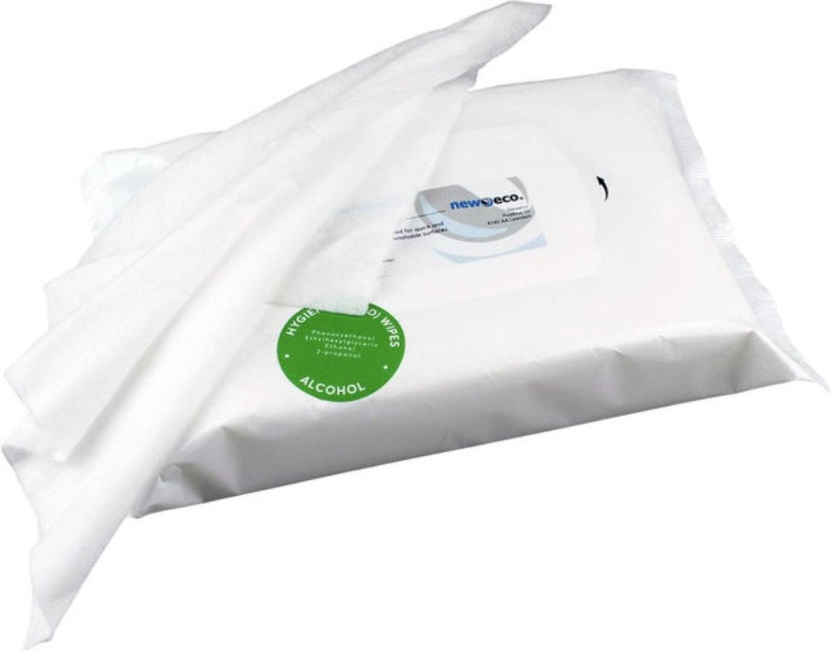 Desinfectie-Desinfecterend-Hygiene-Handen-Reinigingsdoekjes-10 doekjes-Handig voor onderweg