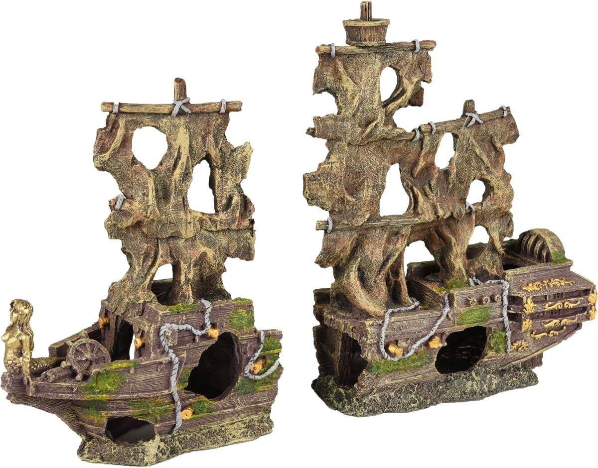 Flamingo Aquarium accessoire Scheepswrak - 45 x 13 x 34 cm