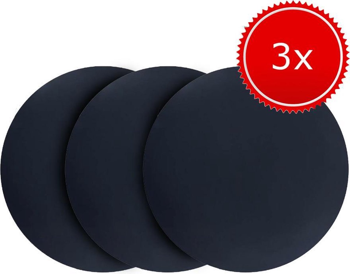 Bakmatten set van 3 – rond 24 cm