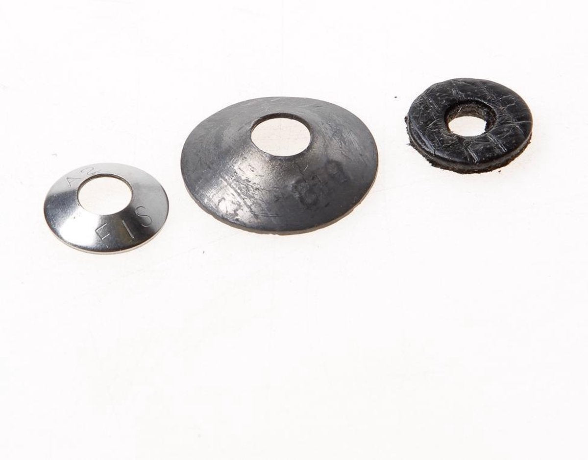 Hoenderdaal Sluitschelp RVS/lood/bitumen