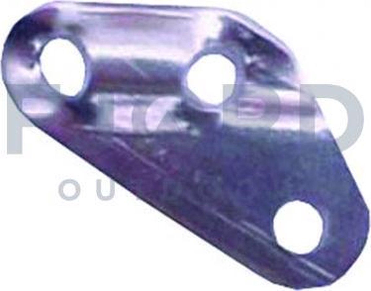 Campking driegatsspanner aluminium 10 st