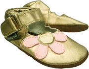 Baby Paws babyslofjes Amanda gunmetal roze