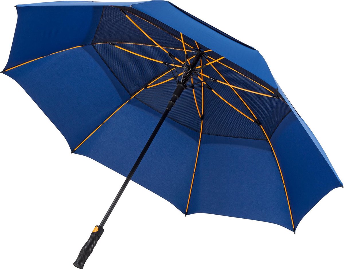Impliva Paraplu's Golfparaplu Lang Automaat - blauw