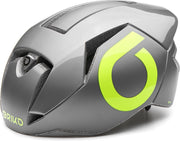 Briko Gass Bike Helmet MT METALLIC GREY YLW - Maat M