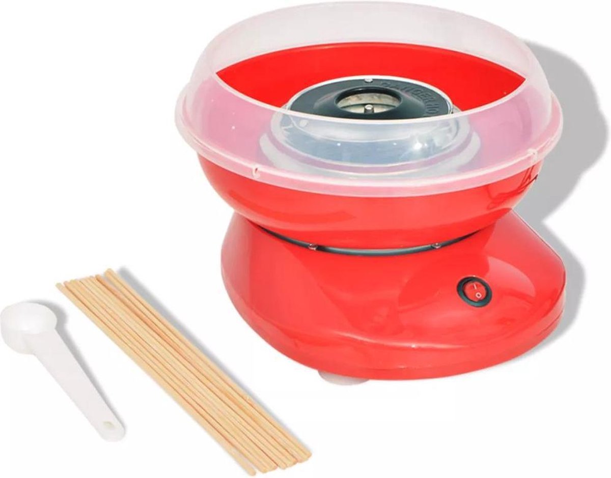 vidaXL Suikerspinmachine - rood
