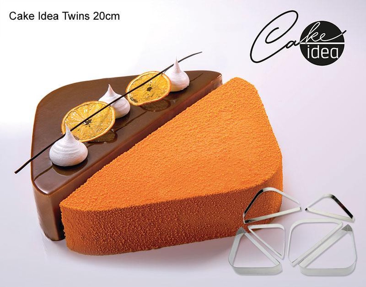 Cake-Idea Bakringenset "Twins 20cm"