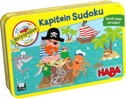 Spel - Reisspel - Kapitein Sudoku - Magnetisch - In blik - 5+