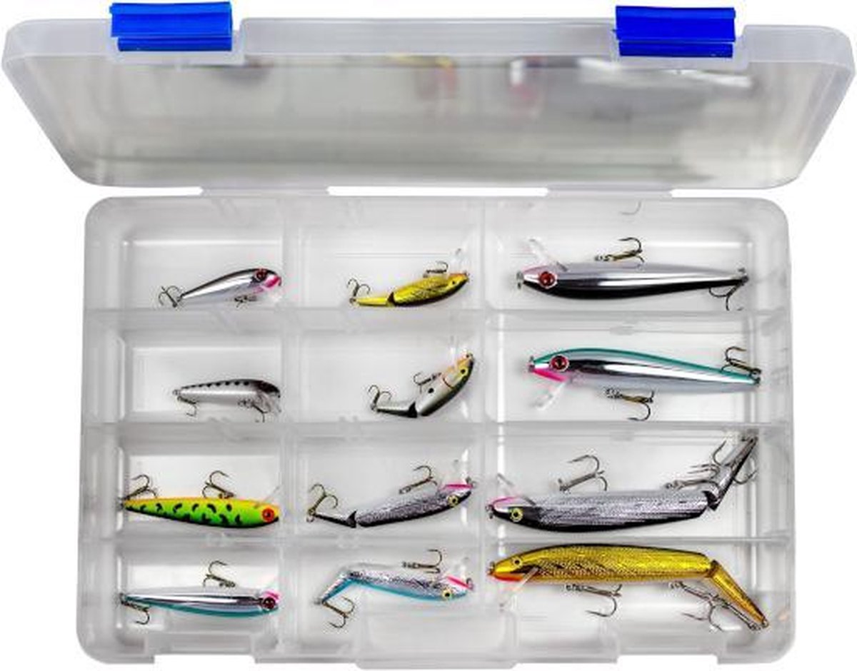 Rebel Multikit Minnow Fishing Box Met 12 Stuks Kunstaas | Roofvis set