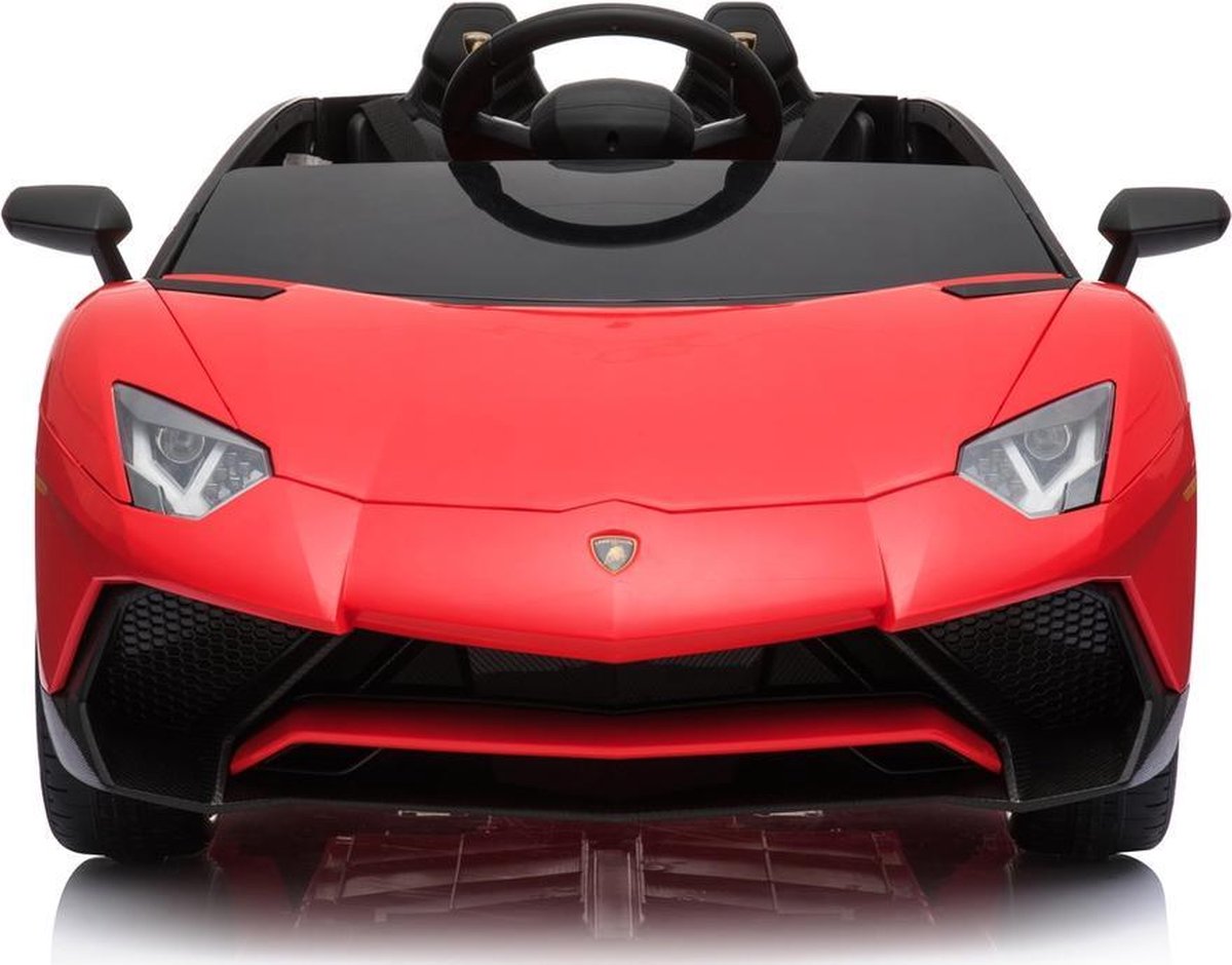 Elektrische Kinderauto Lamborghini Aventador SV Rood 12V Met Afstandsbediening
