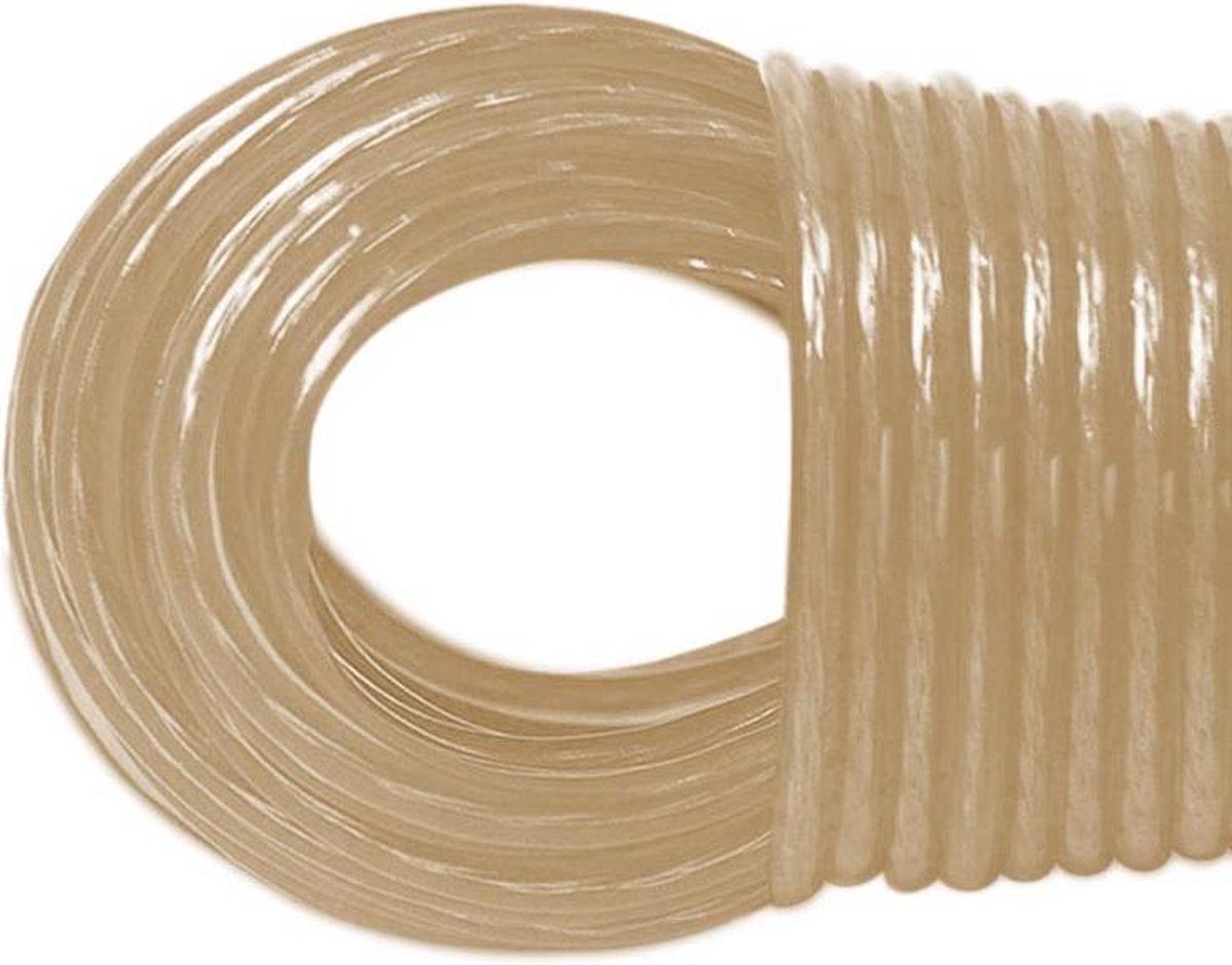 LaundrySpecialist® Waslijn 35 meter met stalen kern - extra sterk en extra lang - Transparant