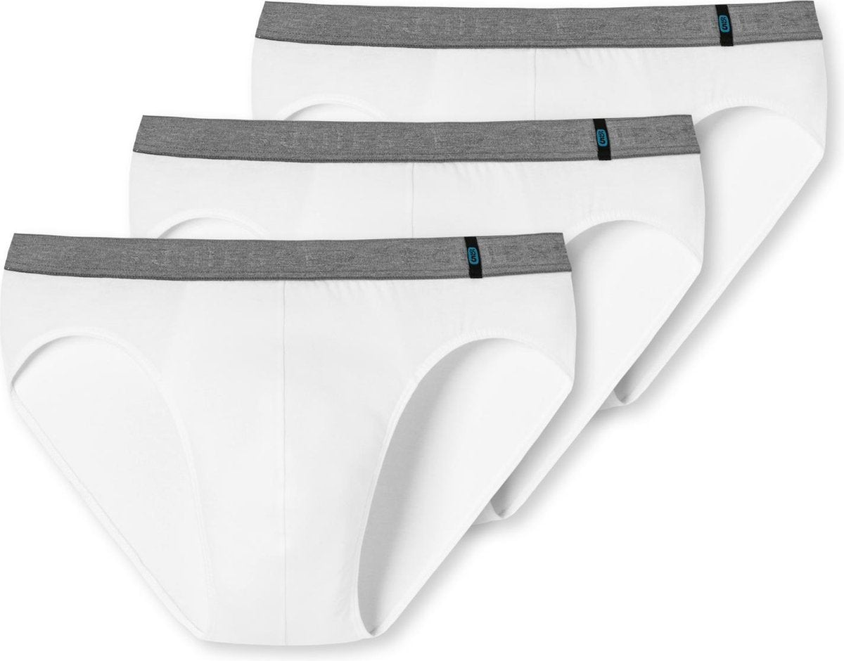 Schiesser 95/5 Rio 3P Heren Slip - Wit - Maat XXL