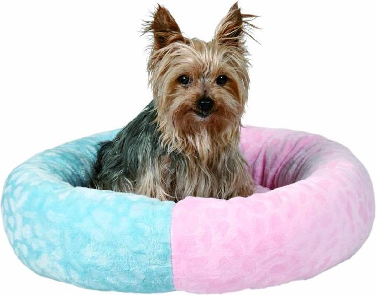 Trixie Bed Dooley licht- Blauw  Roze 50 cm