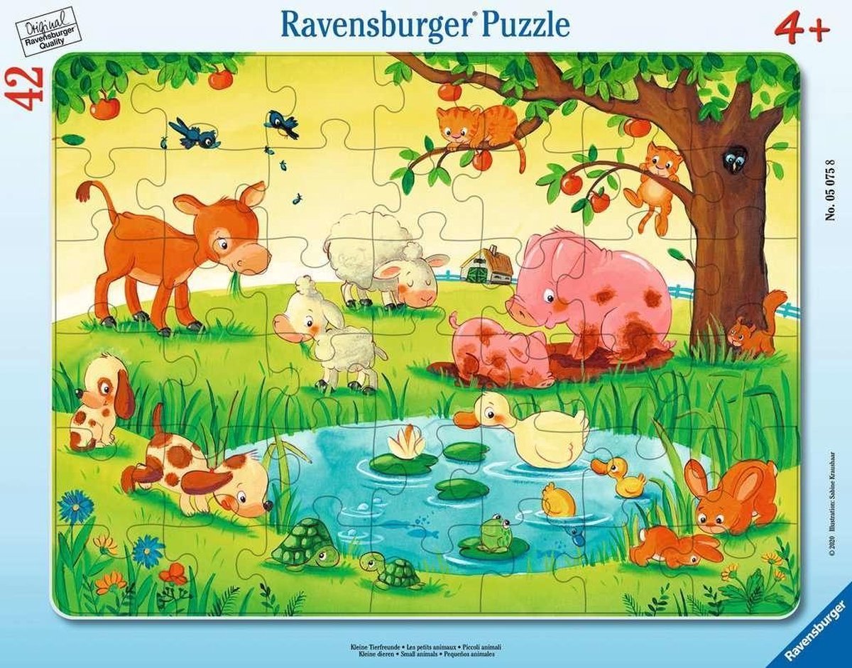 Ravensburger 05075 puzzel Contourpuzzel 42 stuk(s)
