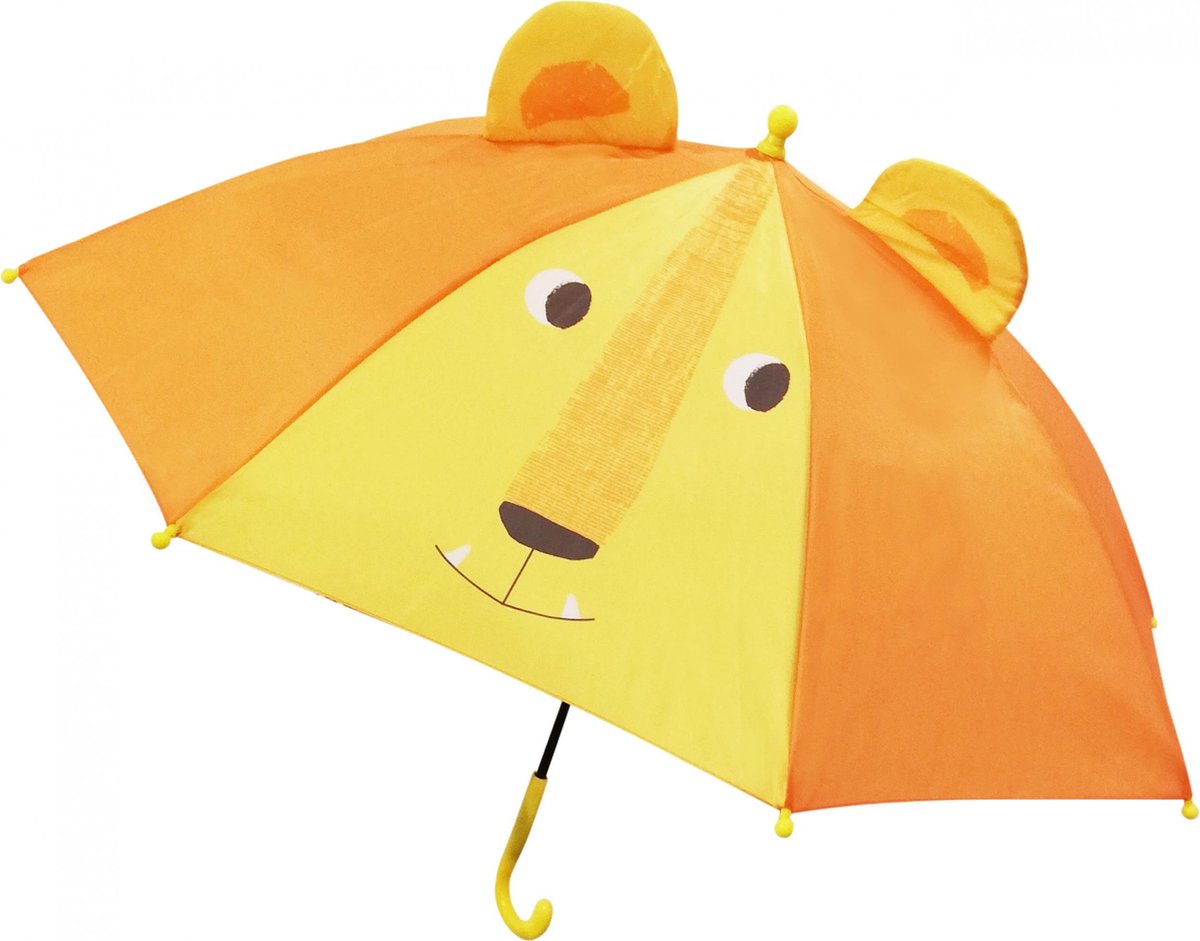 Lemon Ribbon Kinderparaplu Leeuw 81 Cm Polyester Oranje/geel