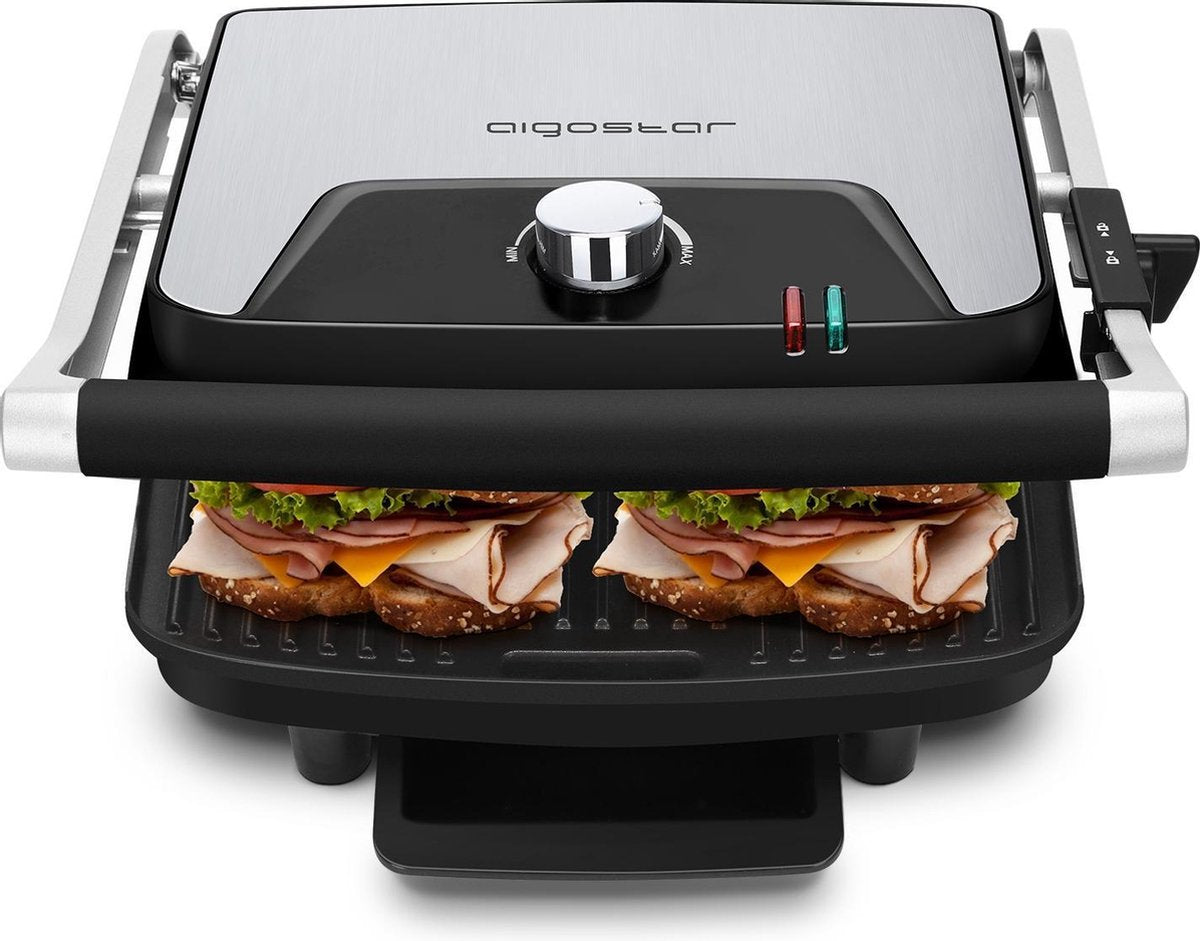 Aigostar Samuel 30IBP - Grote Contactgrill - 2200W