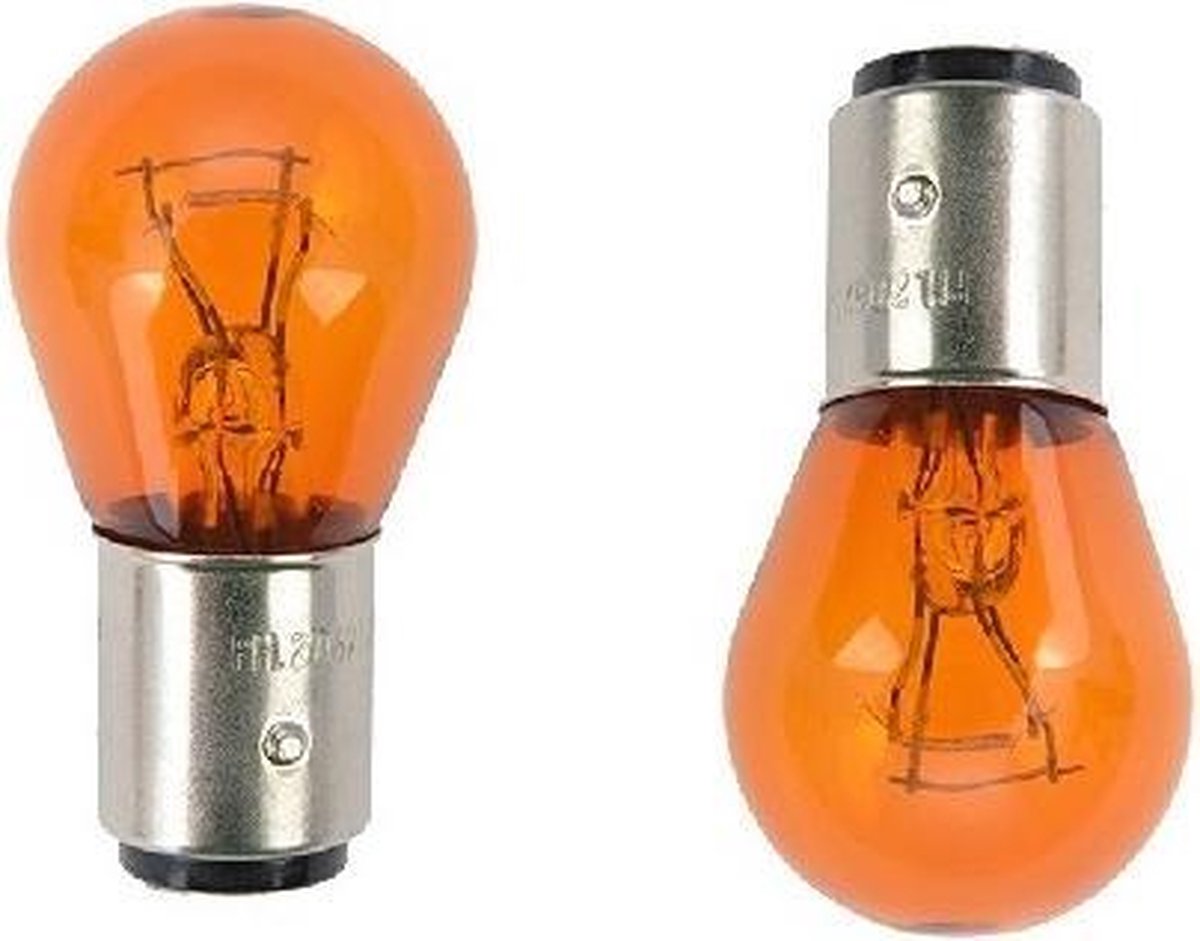 2 stuks Lamp duplo 21/5w 12v
